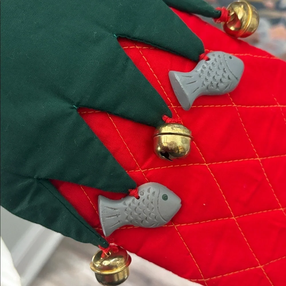 Good Kitty Christmas Stocking Fish